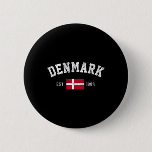 Est. 1889 Dänischer Flaggentag der Unabhängigkeit  Button