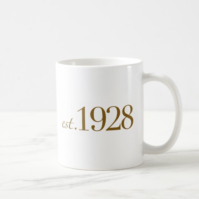 Est 1928 kaffeetasse (Rechts)