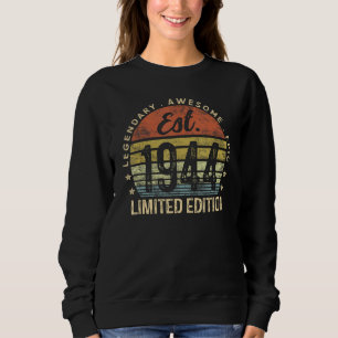 Est 1944 Limited Edition 81. Geburtstag Vintag 81 Sweatshirt