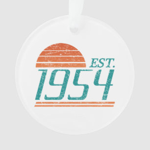 Est. 1954 Vintag 70 Jahre alt Ornament