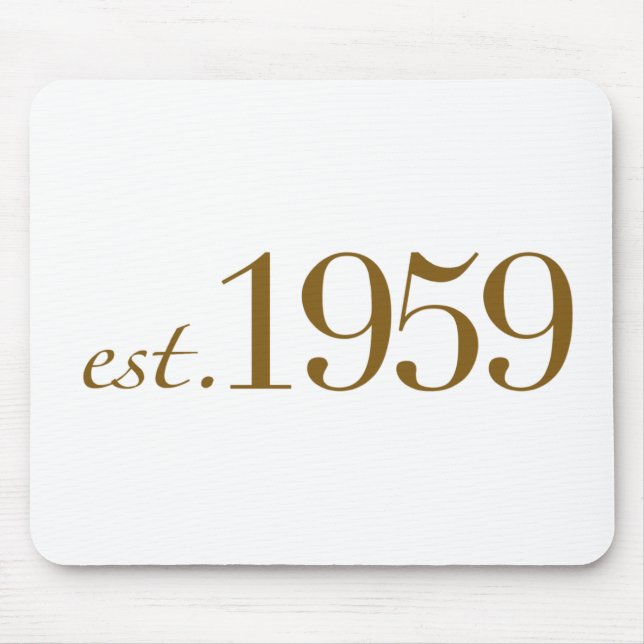 Est 1959 mousepad (Vorne)