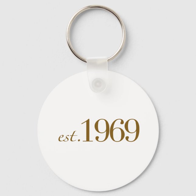 Est 1969 schlüsselanhänger (Vorderseite)