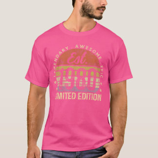 Est 1980 limitierte Auflage zum . Geburtstag Vinta T-Shirt