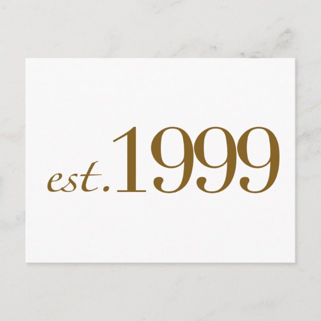 Est 1999 postkarte (Vorderseite)