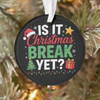 Est-ce déjà les vacances de Noël, chapeau de Père