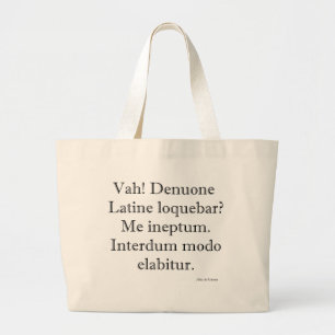 Est-Ce Que Je Parlais À Nouveau Le Latin ? Sac fou