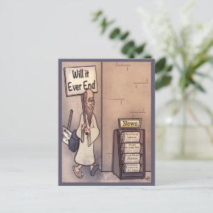 Est-ce qu'il finira jamais carte postale