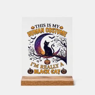 Est Costume Humain Chat Noir Halloween Lune_1