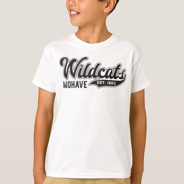 Est de chats sauvages de Mohave. T-shirt de (Devant)