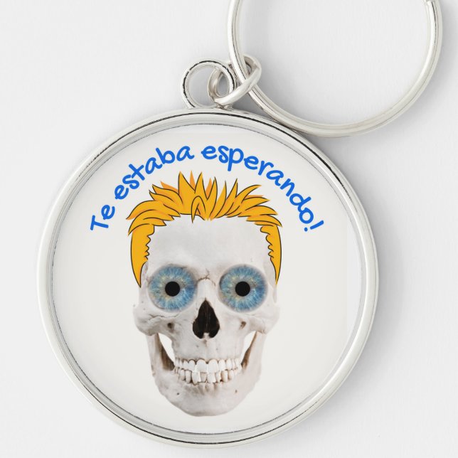 ESTABA ESPERANDO CALAVERA SCHLÜSSELANHÄNGER (Vorne)