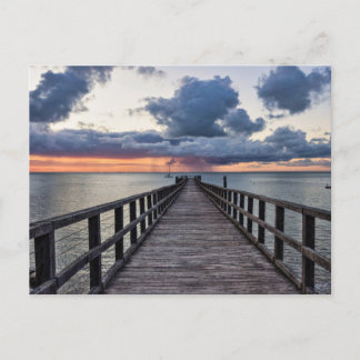 Estacade de la plage des dames postkarte