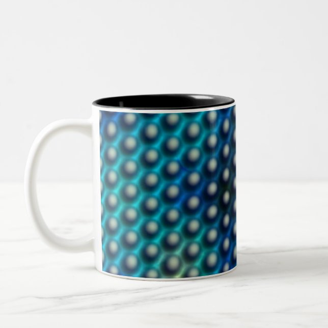 Estampa azul com esferas ou bolinhas zweifarbige tasse (Links)