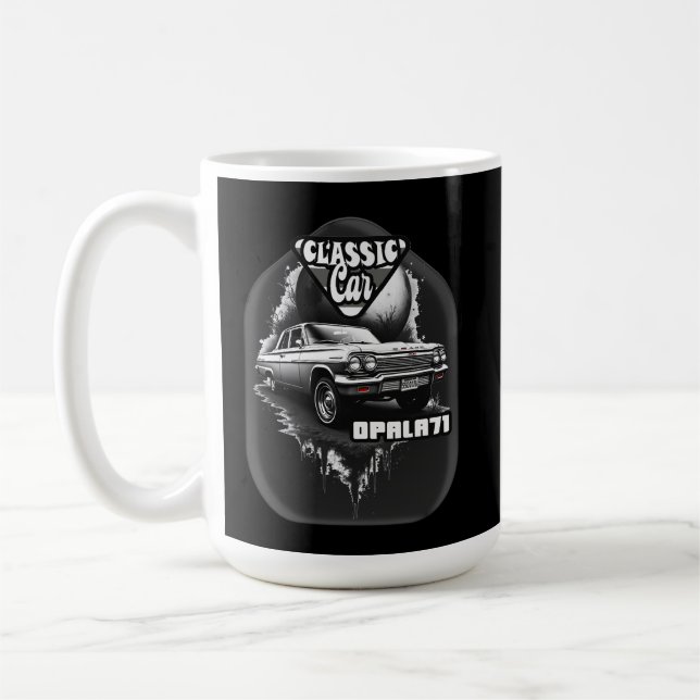 Estampa Carro - Classic Car Opala 71 - Caneca Kaffeetasse (Links)