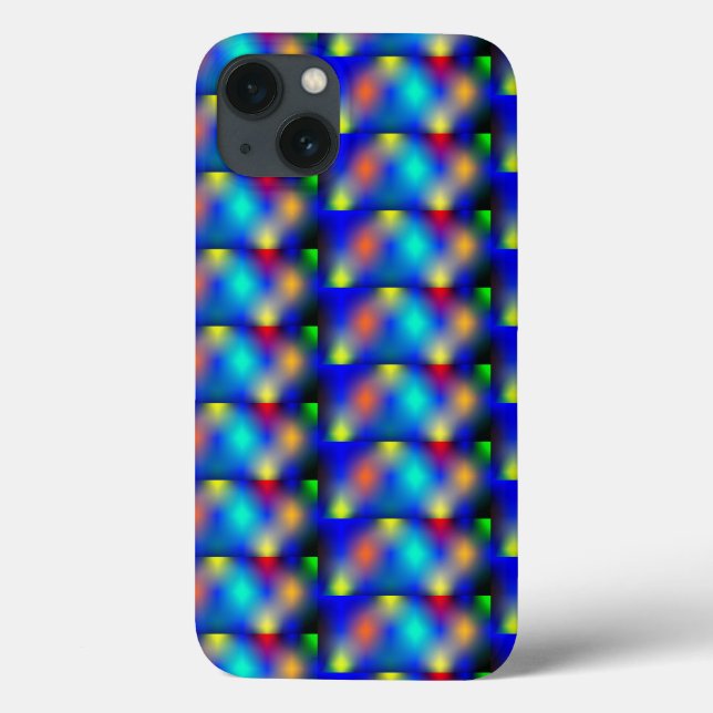 Estampa colorida, 'escama quadrada' Case-Mate iPhone hülle (Rückseite)
