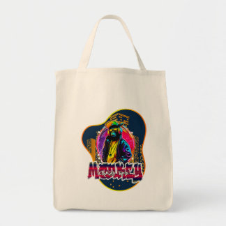 Estampa Graffiti Art Monkey Rap Hip Hop - Bolsa Tragetasche