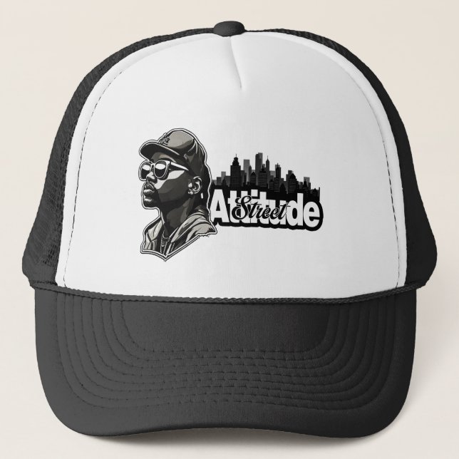 Estampa Hip Hop - Attitude Street - Bone Truckerkappe (Vorderseite)