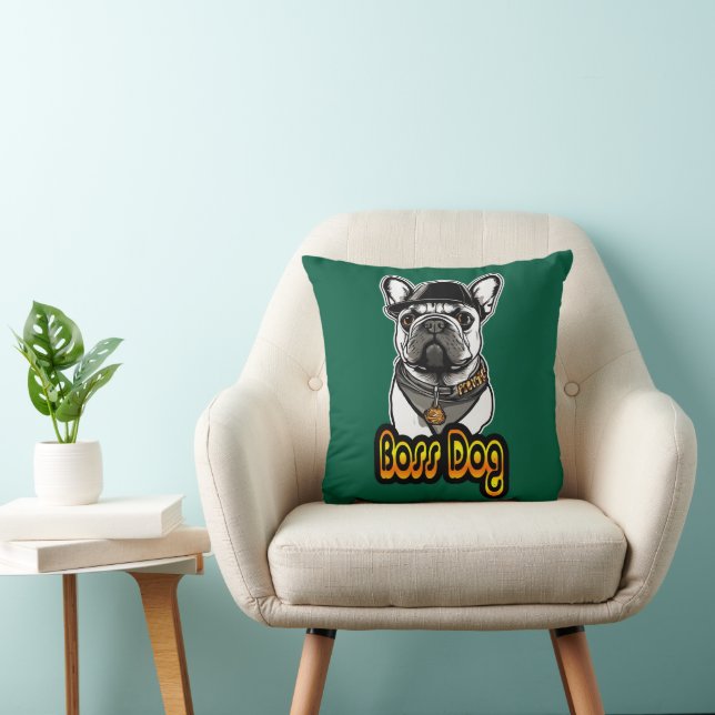 Estampa Hip Hop - Boss Dog - Almofada Kissen (Stuhl )