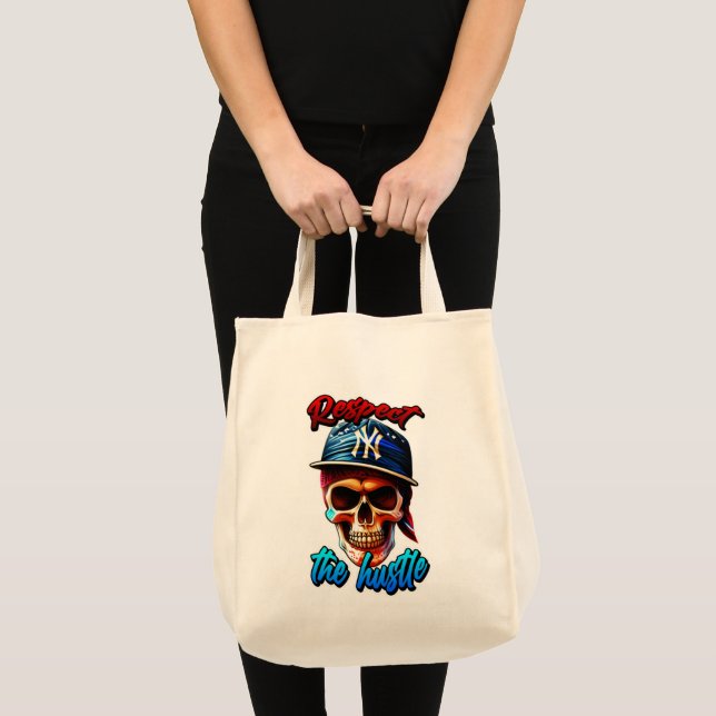 Estampa Hip Hop - Respect the Hustle - Bolsa Tragetasche (Vorderseite (Produkt))
