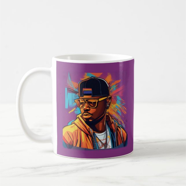 Estampa Hip Hop - Street graffiti art - Caneca Kaffeetasse (Links)