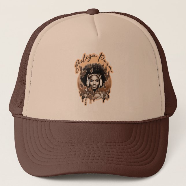 Estampa Moda - Pure Beauty – Bone Truckerkappe (Vorderseite)
