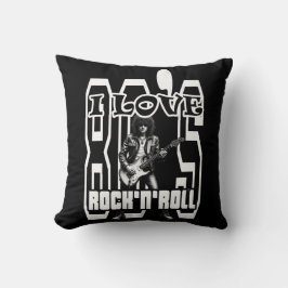 Estampa Rock - I Love 80s Rock’n’Roll – Almofada Kissen