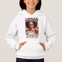 Estampado de una Chica Afro Estilo Urbano