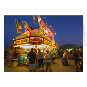 Estand de comida en la Northwest Montana Fair en