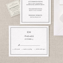 Estate Monogramm | Elegante Kalligrafie-Hochzeit