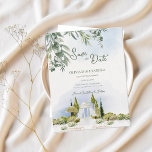 Estate Pavilion Garden Wedding Save the Date Ankündigung<br><div class="desc">Estate Garden Pavilion Save the Date | Watercolor Outdoor Wedding Gazebo Announcement . Announce your celebration in timeless style with this Estate Garden Pavilion Save the Date, featuring a romantic watercolor outdoor ceremony setting. The design showcases cascading greenery framing the top and a beautifully illustrated garden pavilion below — evoking...</div>