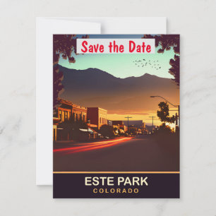Este Park, Colorado, Carte postale de voyage, 
