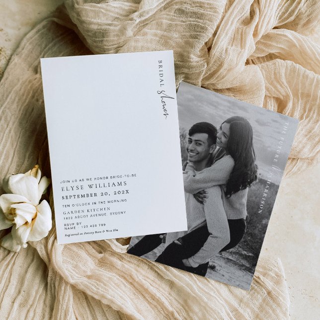 Estelle Minimalistisch Bridal Dusche Einladung (Von Creator hochgeladen)