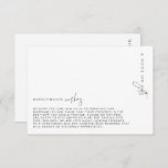 Estelle Minimalistisch Honeymoon wünschcard Begleitkarte<br><div class="desc">Die minimalistische Honeymoon-Karte von Estelle wünscht ein modernes, minimalistisches Design mit einem handgeschriebenen Script-Schriftart auf weißem Hintergrund für ein sauberes und einfaches Aussehen. Die Überschrift des Skripttextes ist ein Bild, das nicht bearbeitet werden kann. Alle anderen Texte sind vollständig editierbar und können auf den Anzug Ihrer Hochzeit angepasst werden. Für...</div>