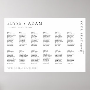 Estelle Modern Minimal 12 Poster de table