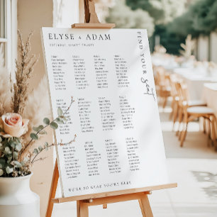 Estelle Modern Minimal 12 Poster de table
