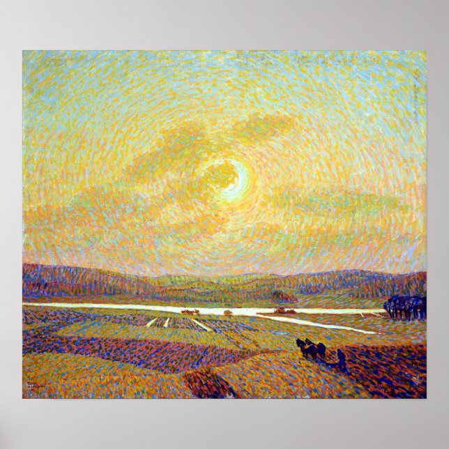 Ester Almqvist Landschaft Poster (Vorne)