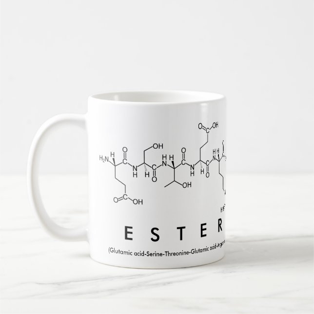 Ester Peptidname Tasse (Links)