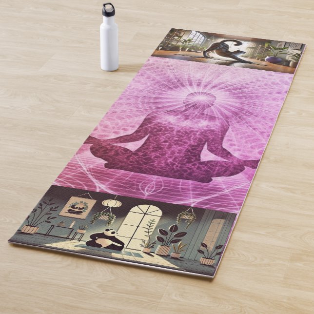 Esterilla yoga meditar animales yogamatte (Beispiel)