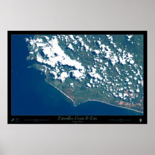 Esterillos Oeste, Costa Rica affiche satellite