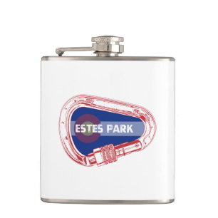 Estes Park Climbing Carabiner Flachmann
