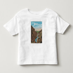 Estes Park, Co - Ansicht von großem Thompson Cano Kleinkind T-shirt
