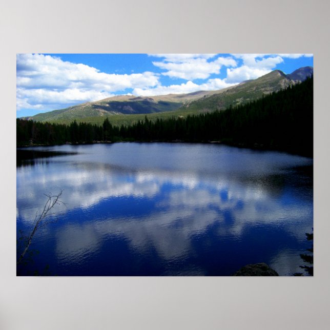 Estes Park, CO Reflektion Poster (Vorne)