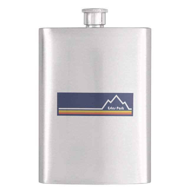 Estes Park Colorado Flachmann (Vorderseite)