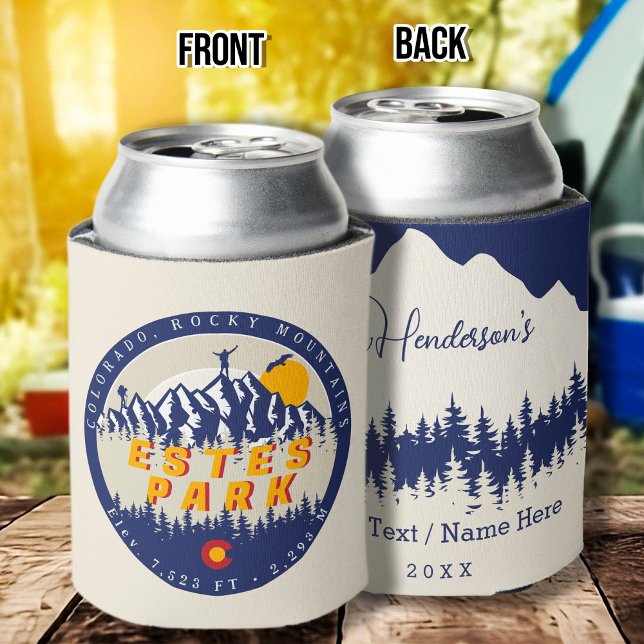 Estes Park Colorado Flag Berge Wandern Dosenkühler (Von Creator hochgeladen)