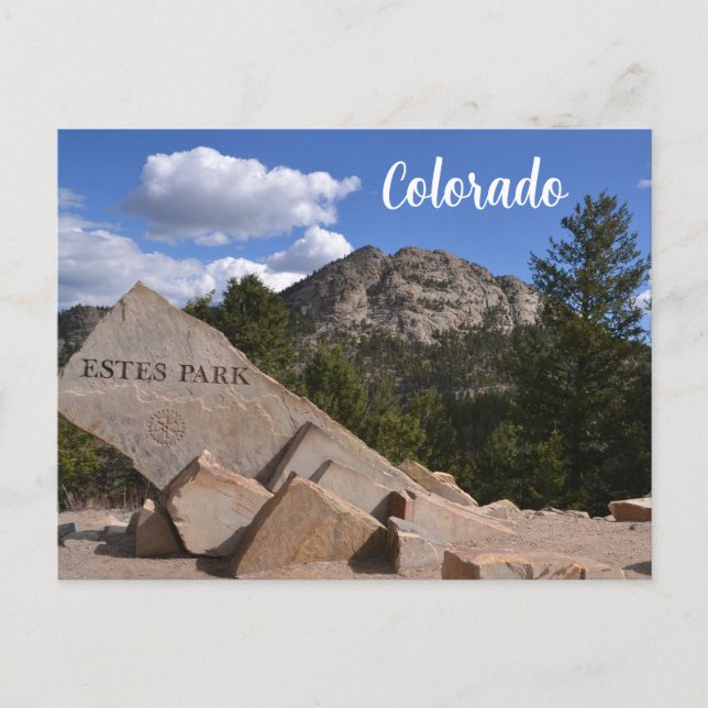Estes Park Colorado Landschaftlich Postcard Postkarte (Vorderseite)
