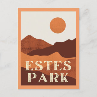 Estes Park, Colorado Mountains Carte postale