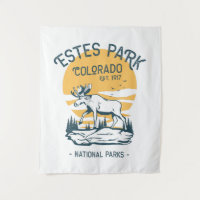 Estes Park Colorado Nationalpark Elch Sonnenunterg