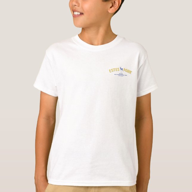 Estes Park Colorado Nationalpark Elk T-Shirt (Vorderseite)