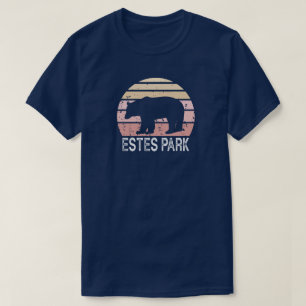 Estes Park Colorado Retro Bär T-Shirt