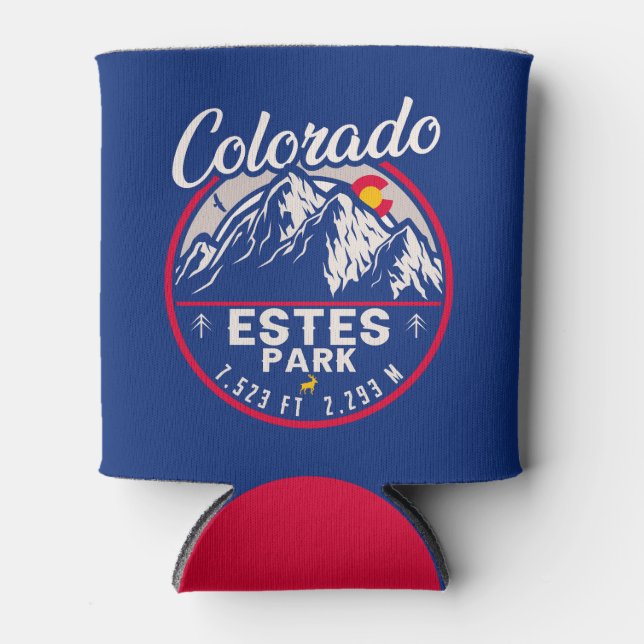 Estes Park Colorado Souvenirs - Wandern Camping Dosenkühler (Vorderseite)