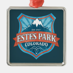 Estes Park Colorado turquoise bouclier ornement de